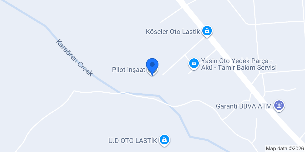 Pilot inşaat konumu