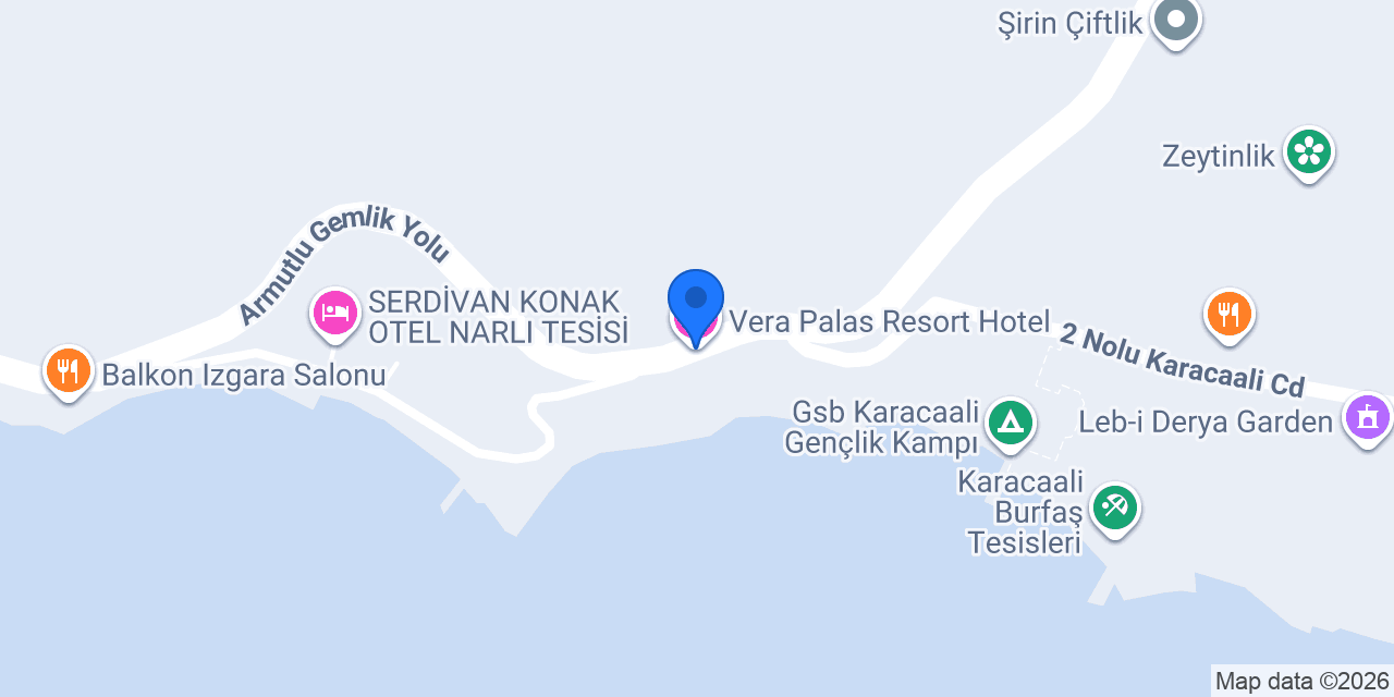 Vera Palas Resort Hotel konumu