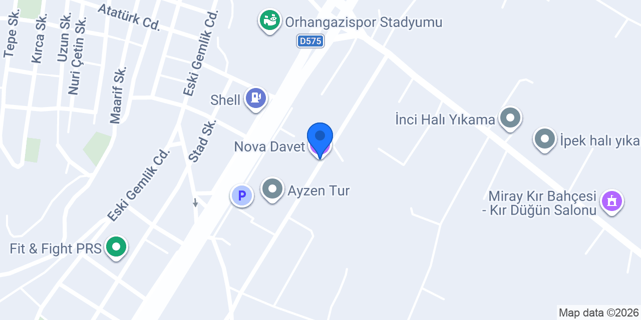 Nova Davet konumu