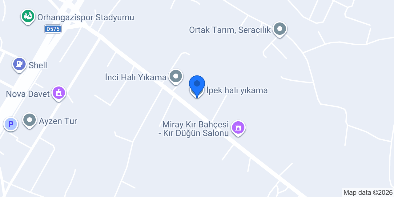 İpek halı yıkama konumu