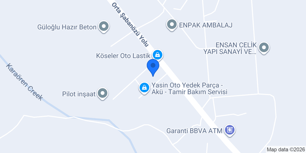 EFA MAKİNE konumu