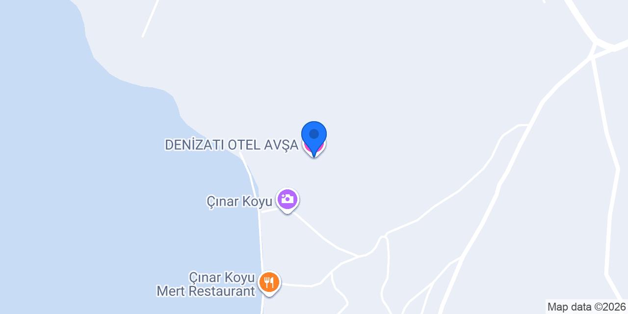 DENİZATI OTEL AVŞA konumu