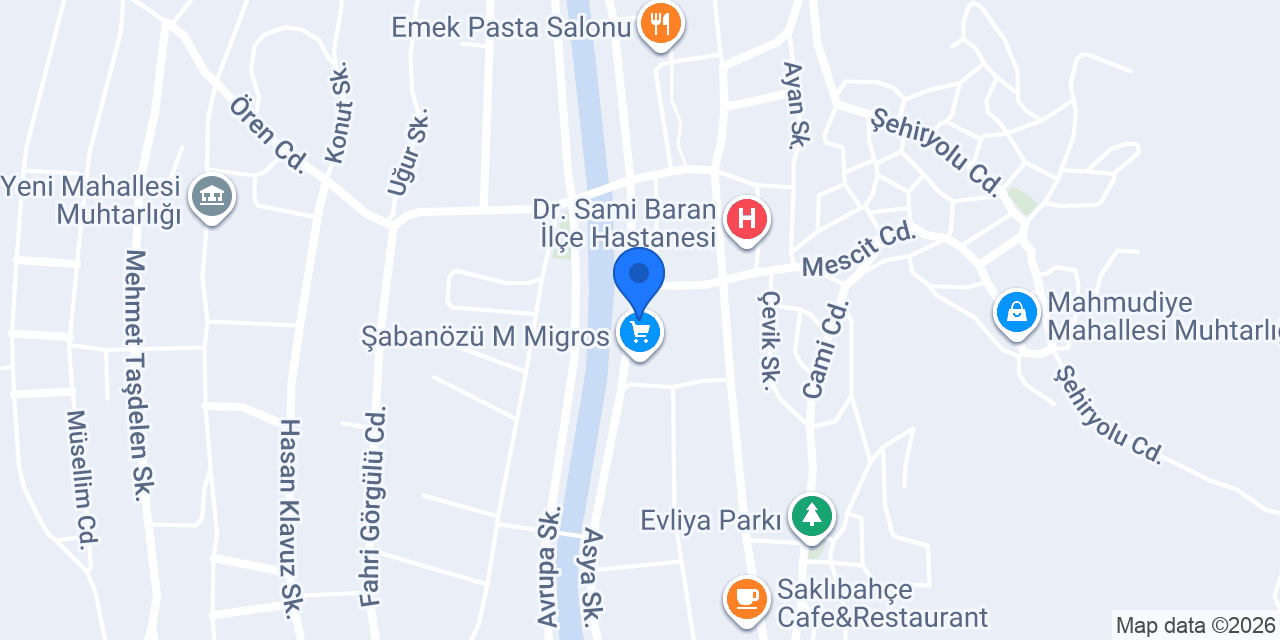 ADIGÜZEL MOBİLYA ŞABANÖZÜ konumu