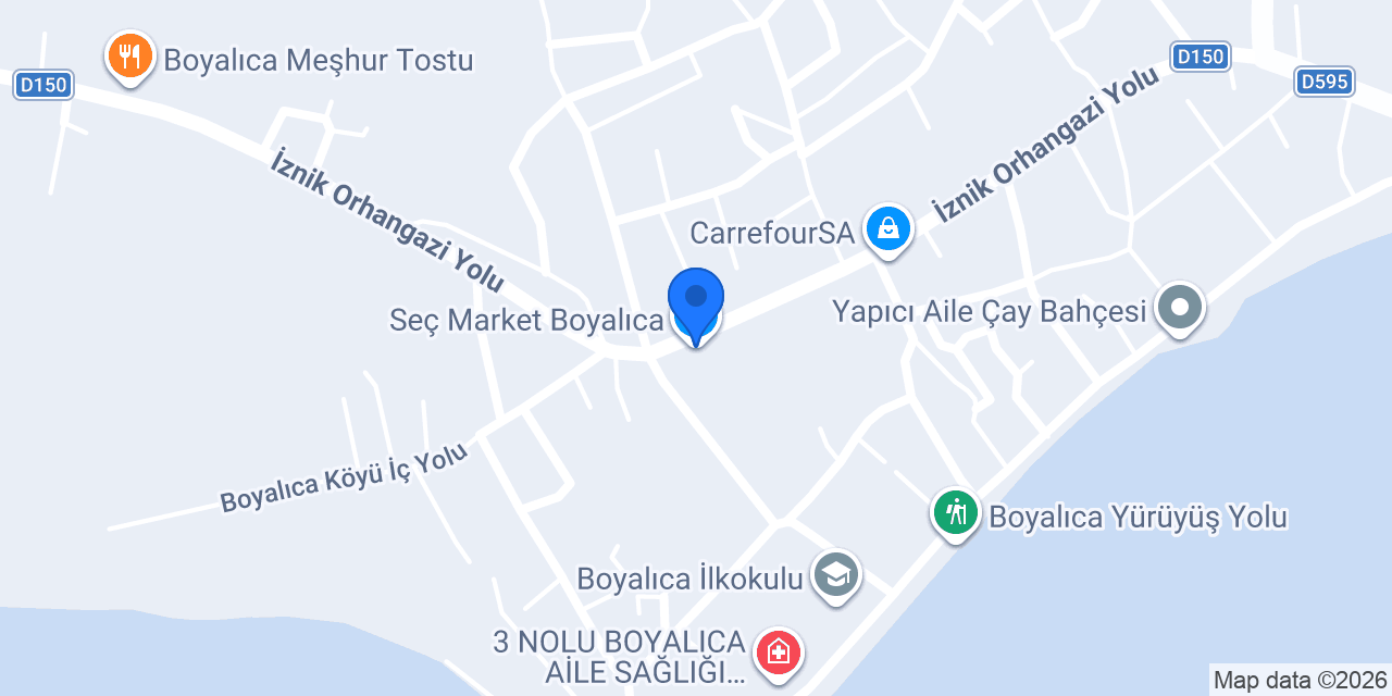 Seç Market Boyalıca konumu
