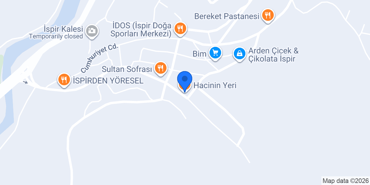 Hacinin Yeri konumu