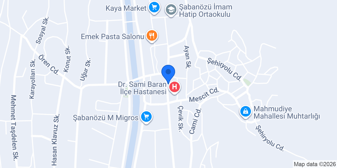 Yayabaşı Tesisat konumu