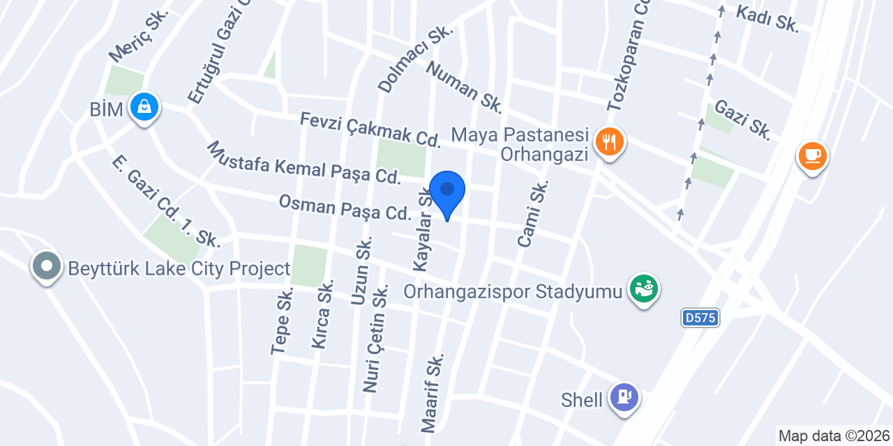 Dt. Sefa Sevgel konumu
