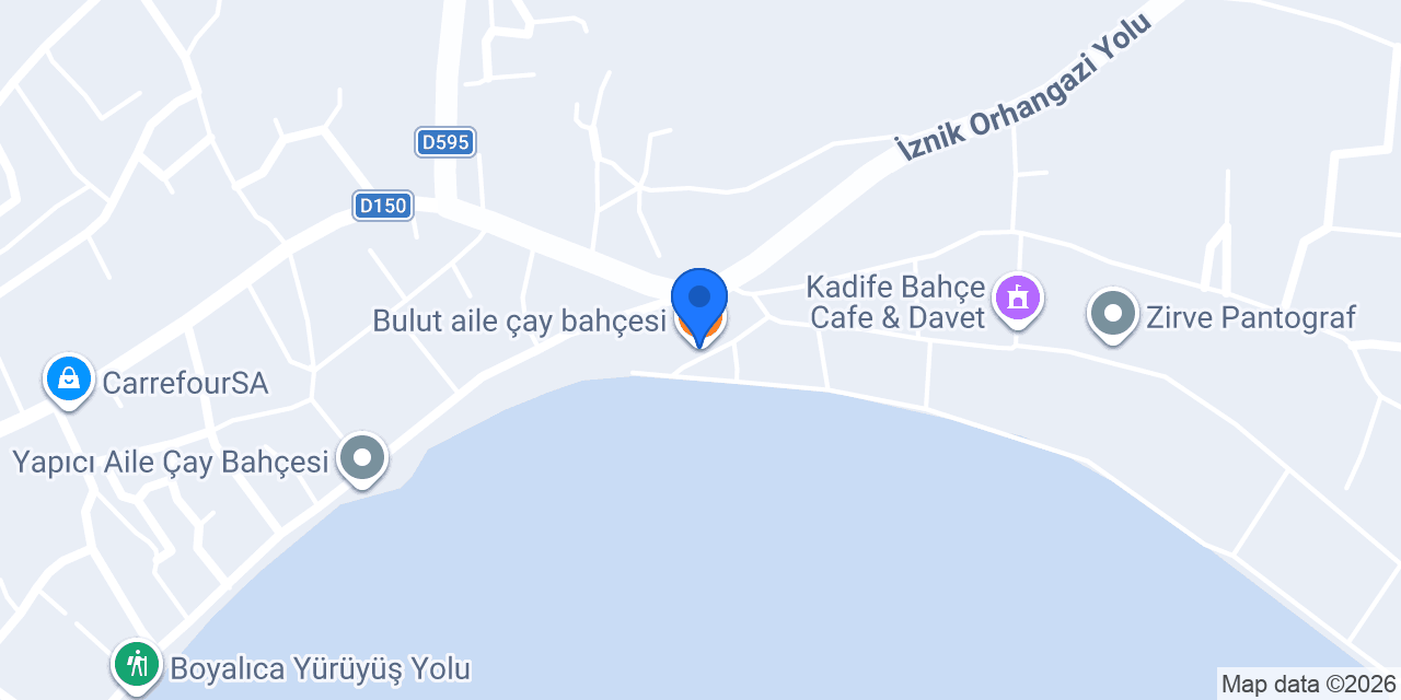 Bulut aile çay bahçesi konumu