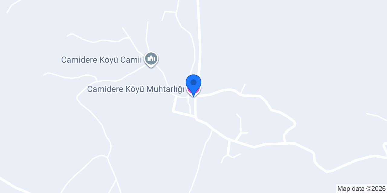 Camidere Köyü Muhtarlığı konumu
