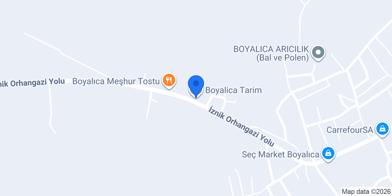 Boyalica Tarim konumu