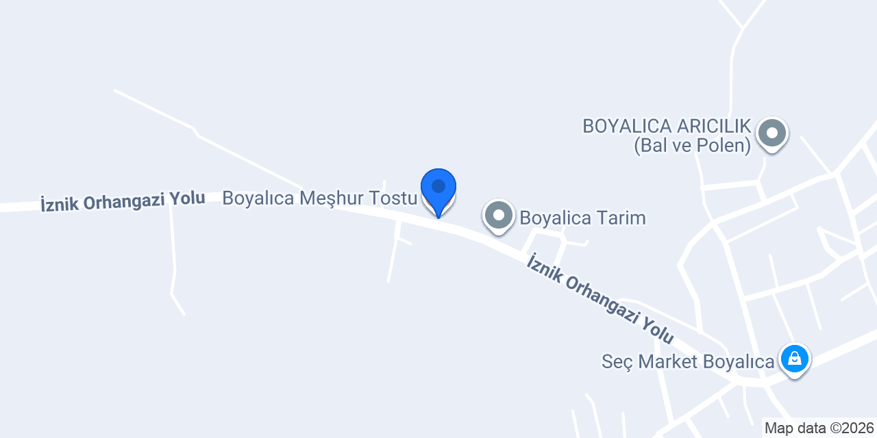 Boyalıca Meşhur Tostu konumu