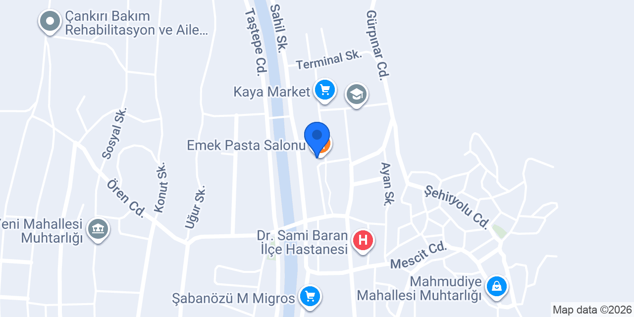 Emek Pasta Salonu konumu