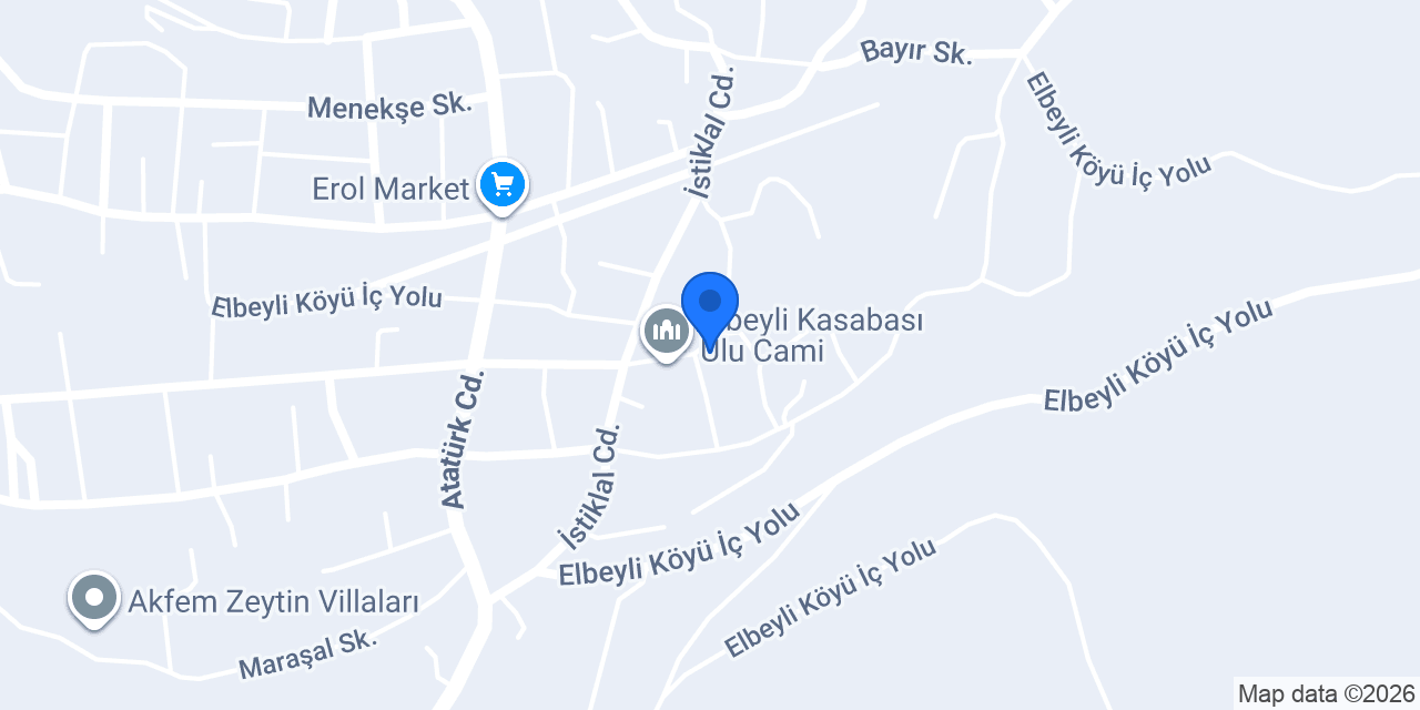Elbeyli Belediyesi konumu