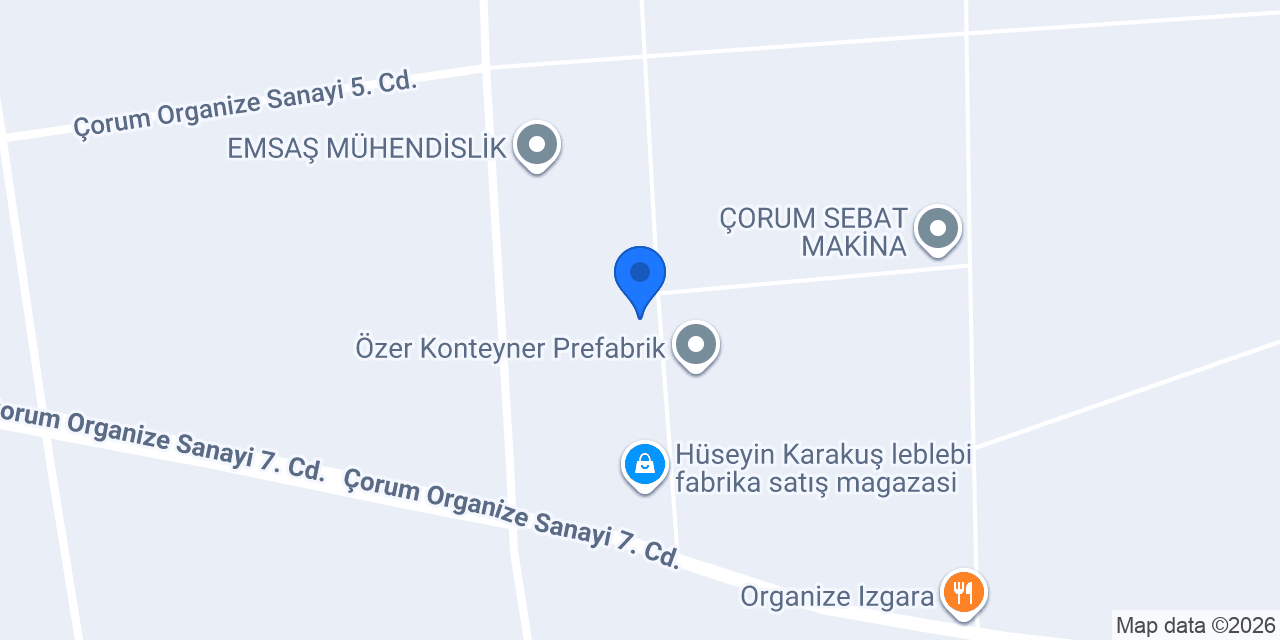 Ozurgen Makina konumu