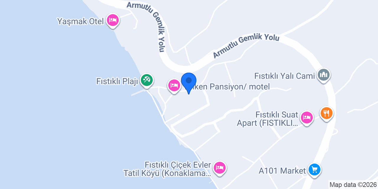 Gökhan Bilgiç Pansiyon konumu