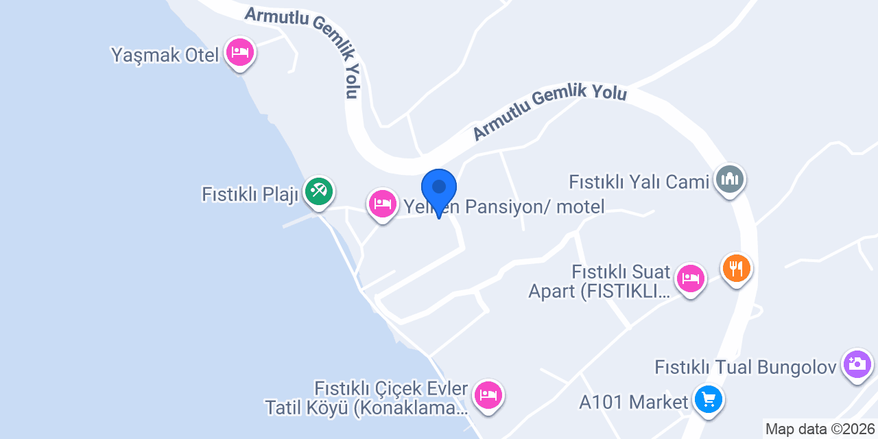 Çağrı Pansiyon konumu