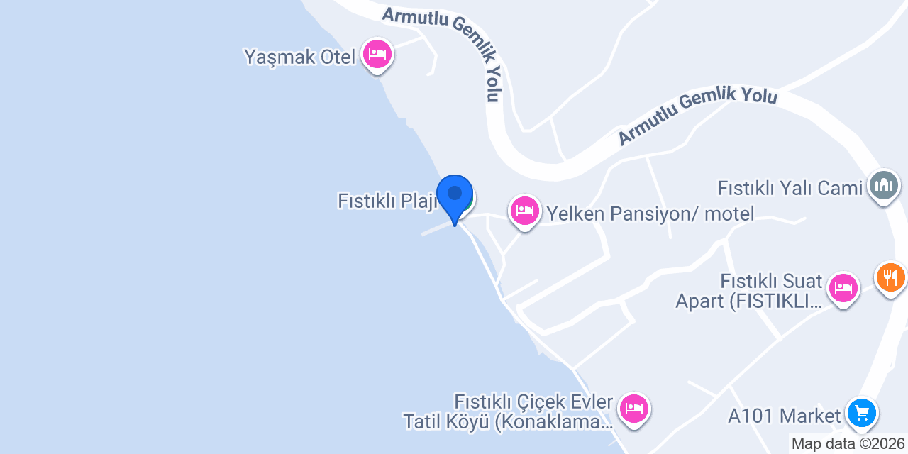 Fıstıklı Aygün Otel konumu