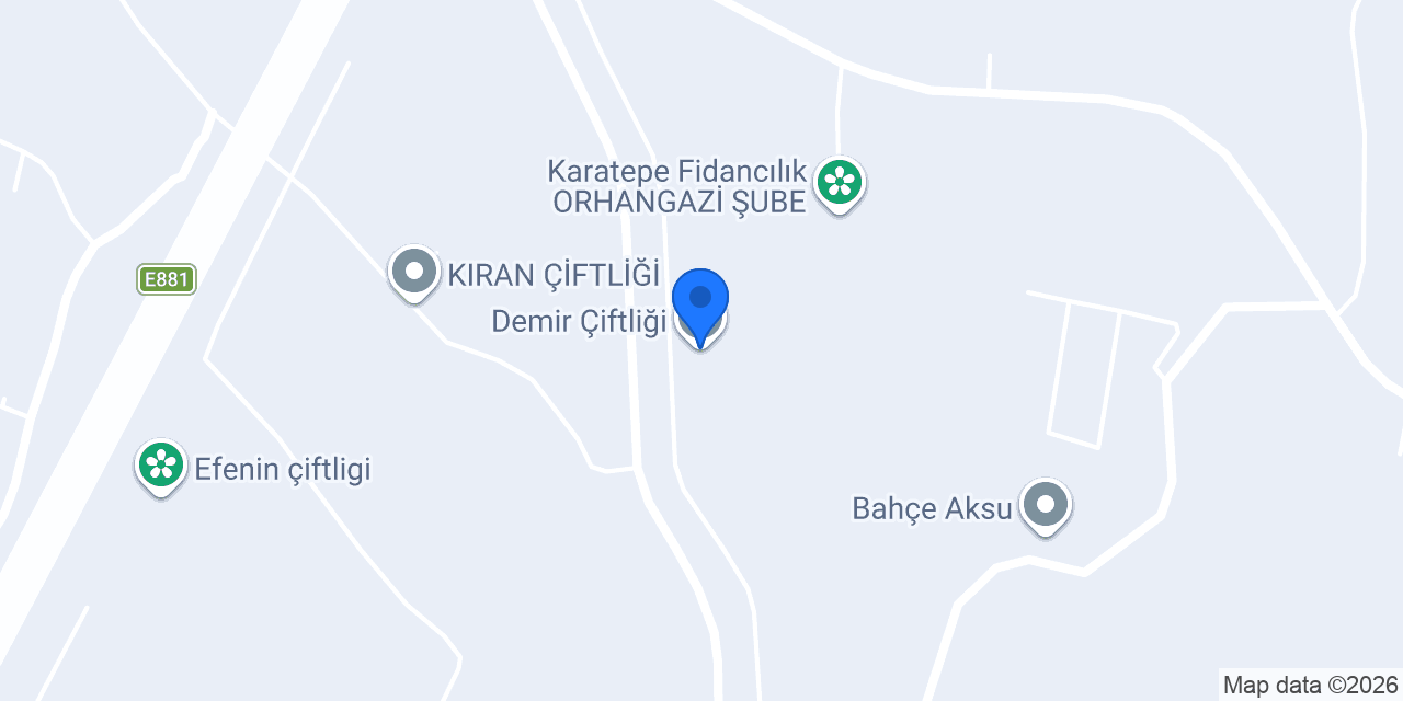 Demir Çiftliği konumu