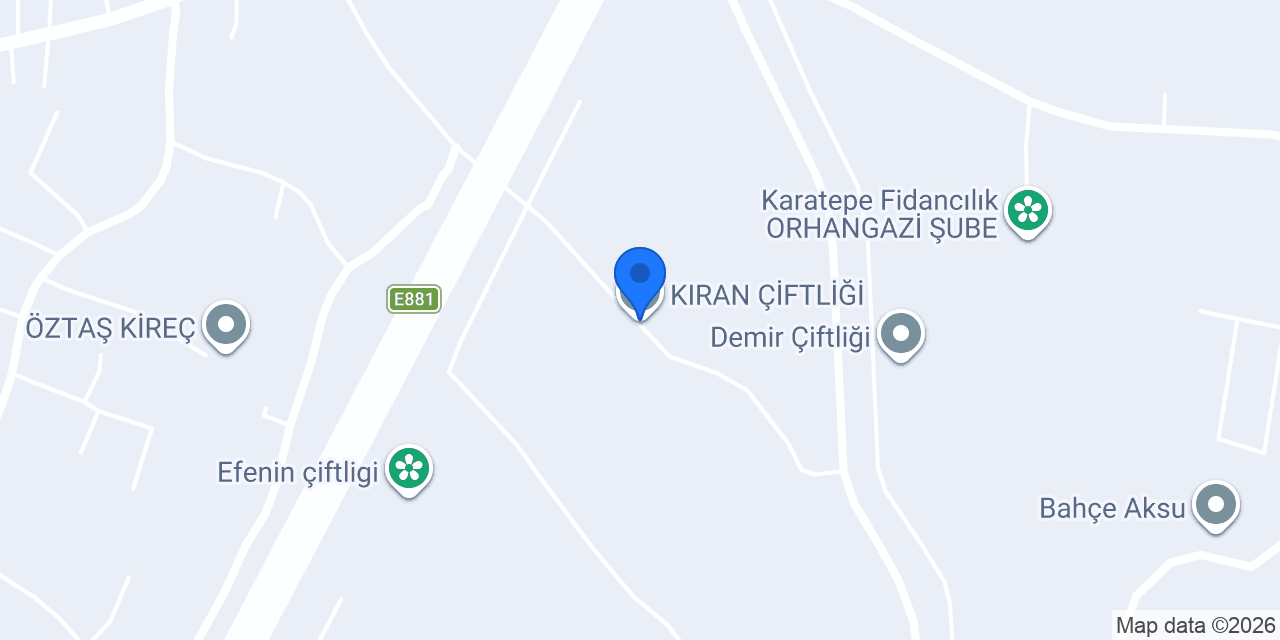 KIRAN ÇİFTLİĞİ konumu