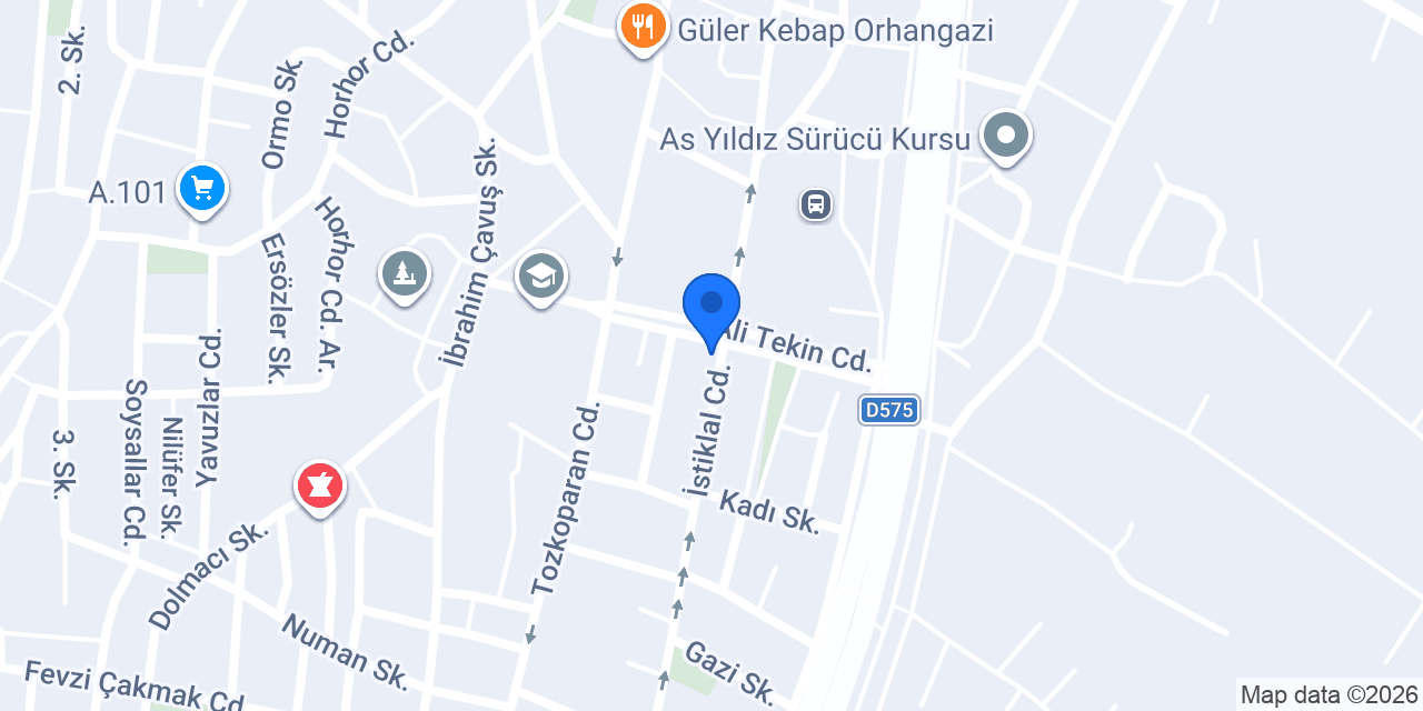 Centaş Motors konumu