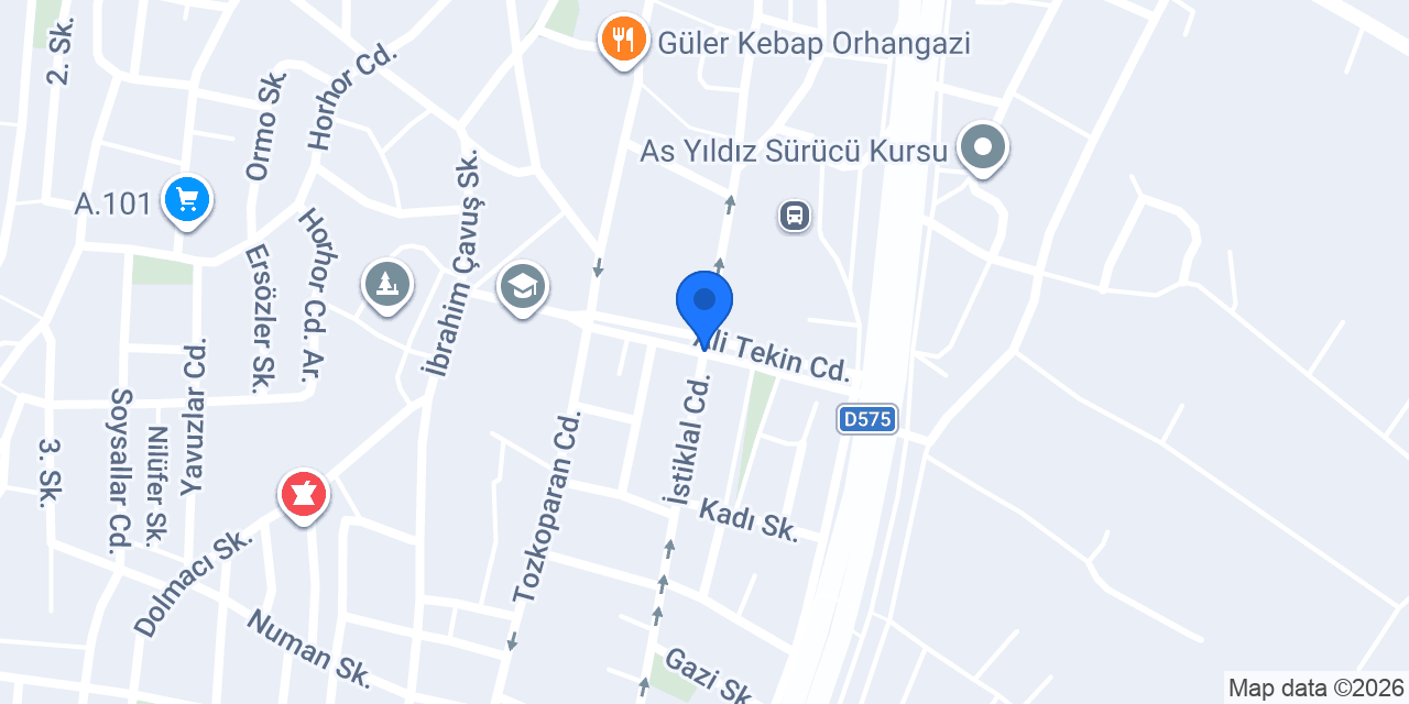 KARACA RENT A CAR konumu