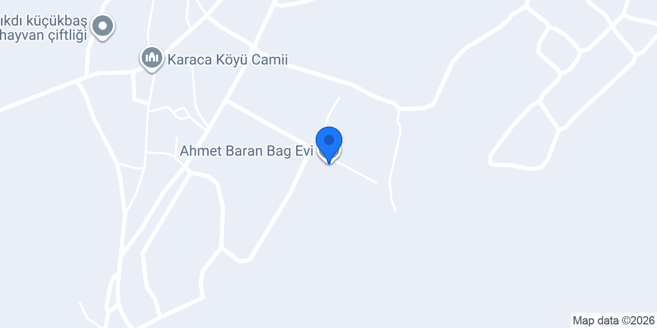 Ahmet Baran Bag Evi konumu