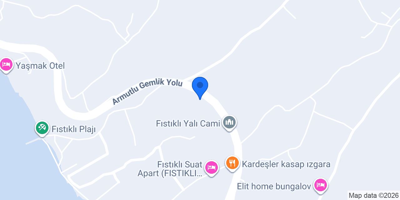 Fıstıklı Star Bungalov konumu
