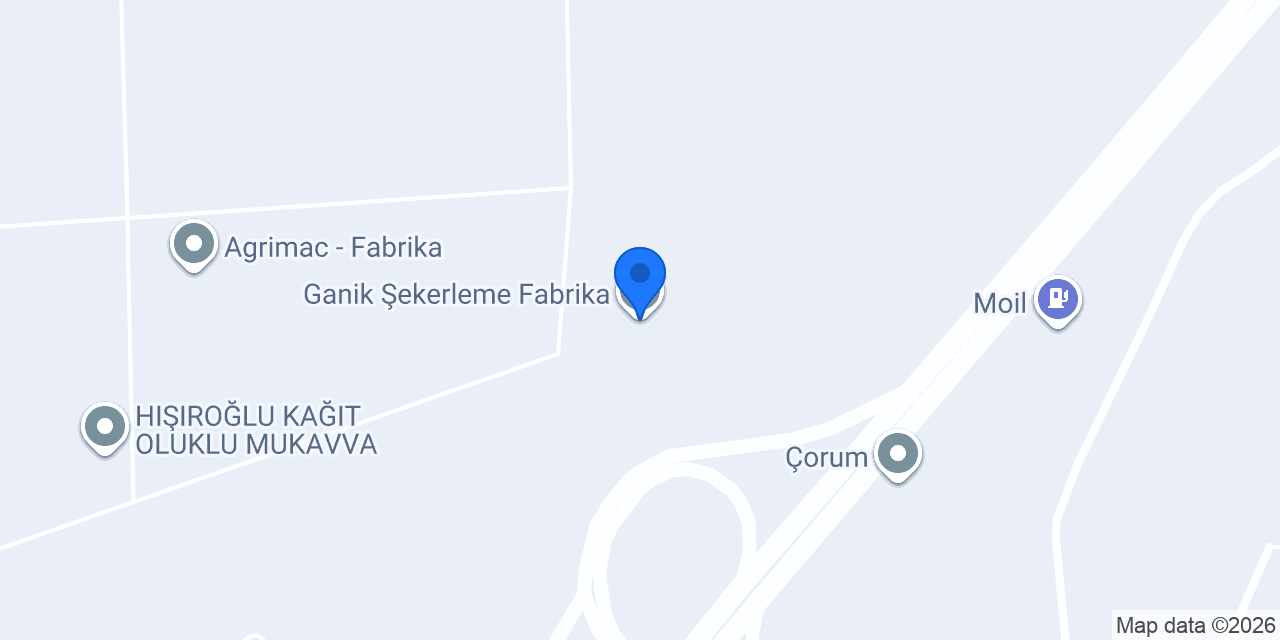 Ganik Şekerleme Fabrika konumu