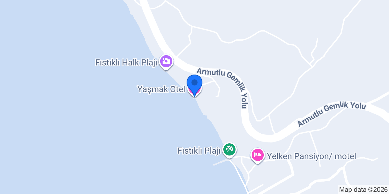 Yaşmak Otel konumu