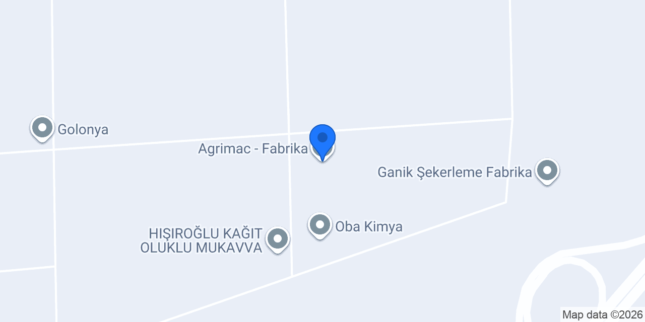 Agrimac - Fabrika konumu