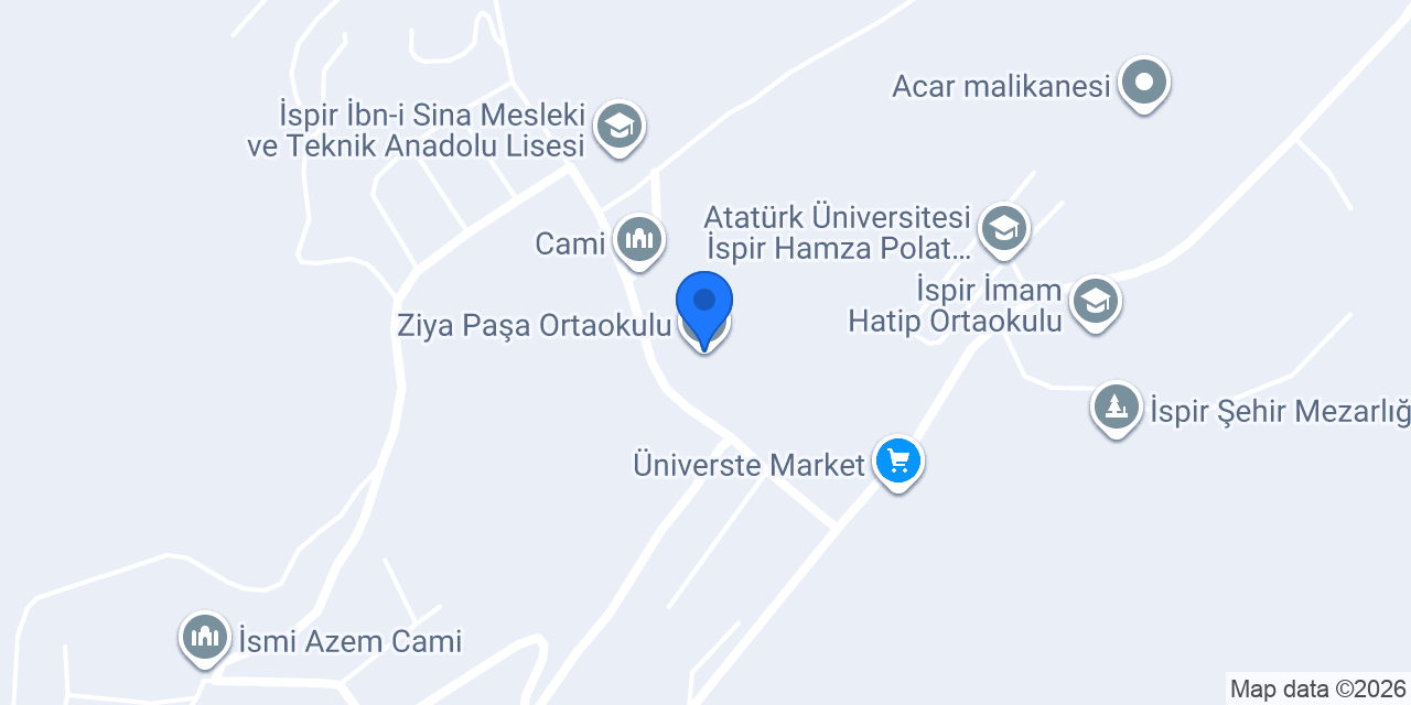 Ziya Paşa Ortaokulu konumu