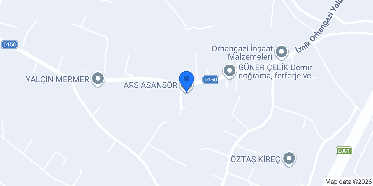 ARS ASANSÖR konumu