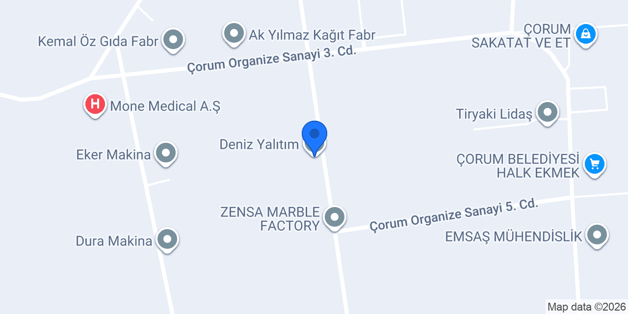 Deniz Yalıtım konumu
