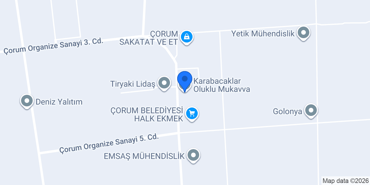 Karabacaklar Oluklu Mukavva konumu