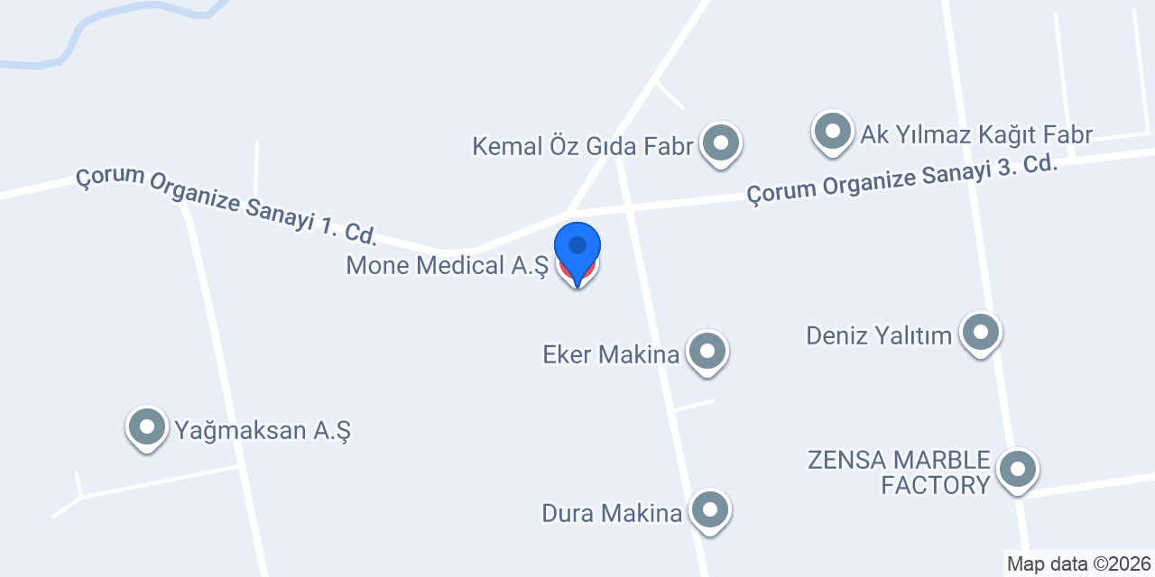 Mone Medical A.Ş. konumu