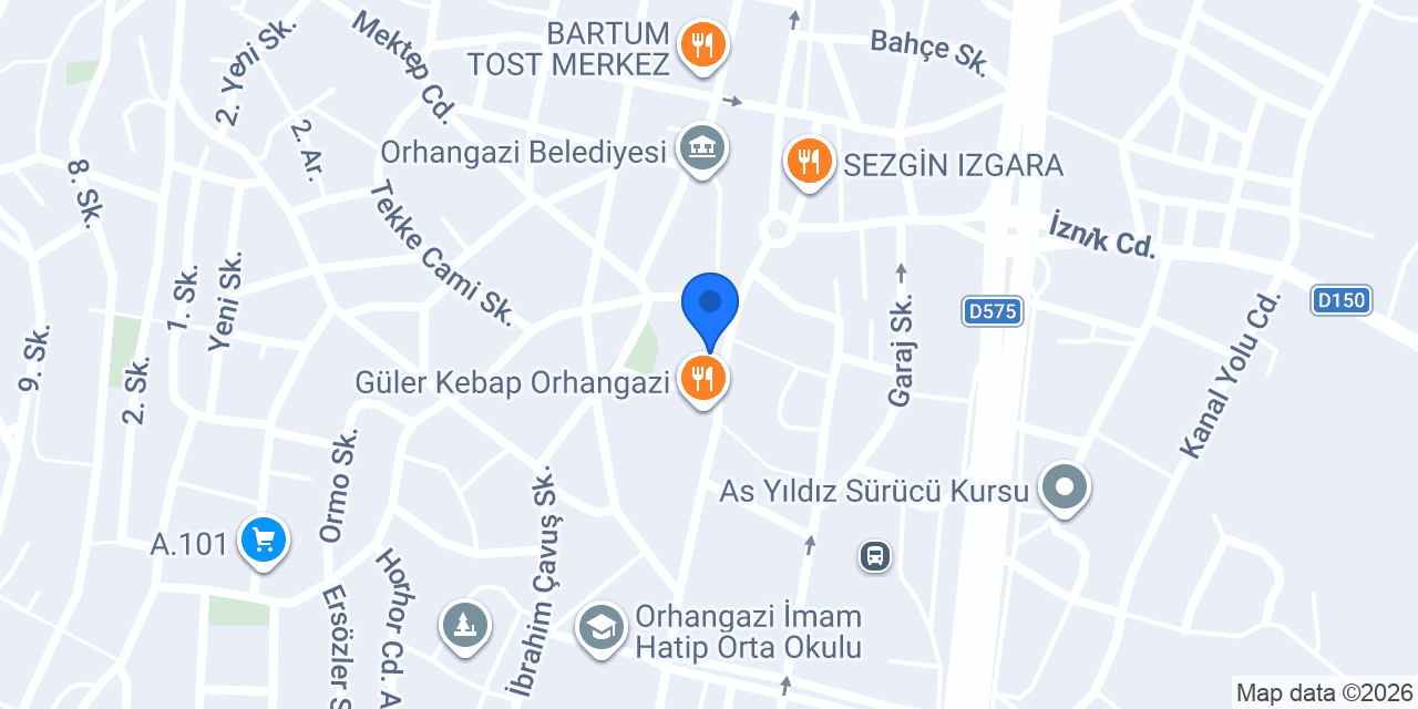 PestEX Haşere Mücadele Merkezi konumu
