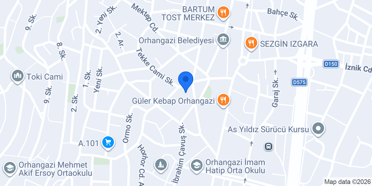 Eski Bursa Kıraathanesi konumu
