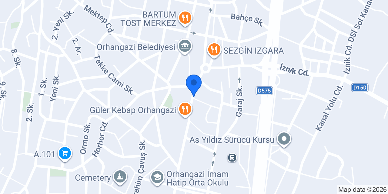 Baklavacı Oğuz Usta konumu