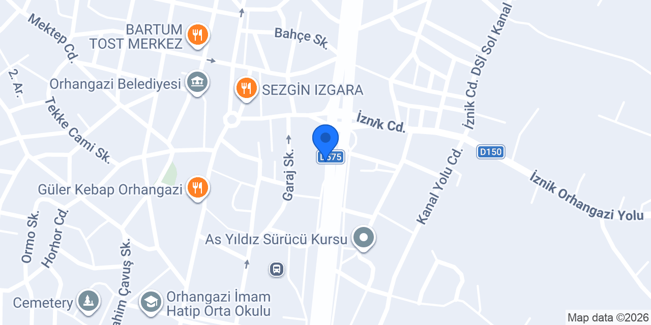 Hakan ticaret çelik imalatları konumu