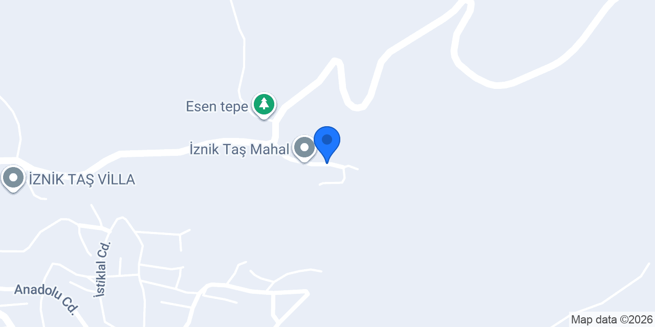 İznik Taş Mahal konumu