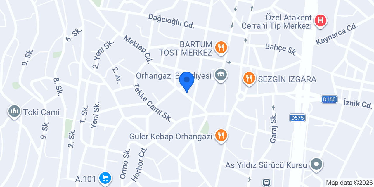 BAYHAN RENT A CAR konumu