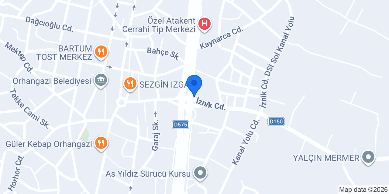 Öz Karayemiş Et - Balık Restoran konumu