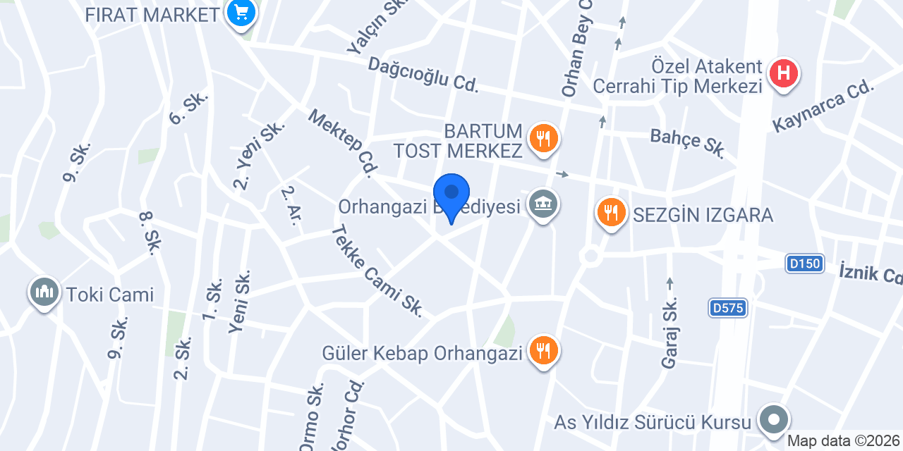 Kervan Dondurma konumu