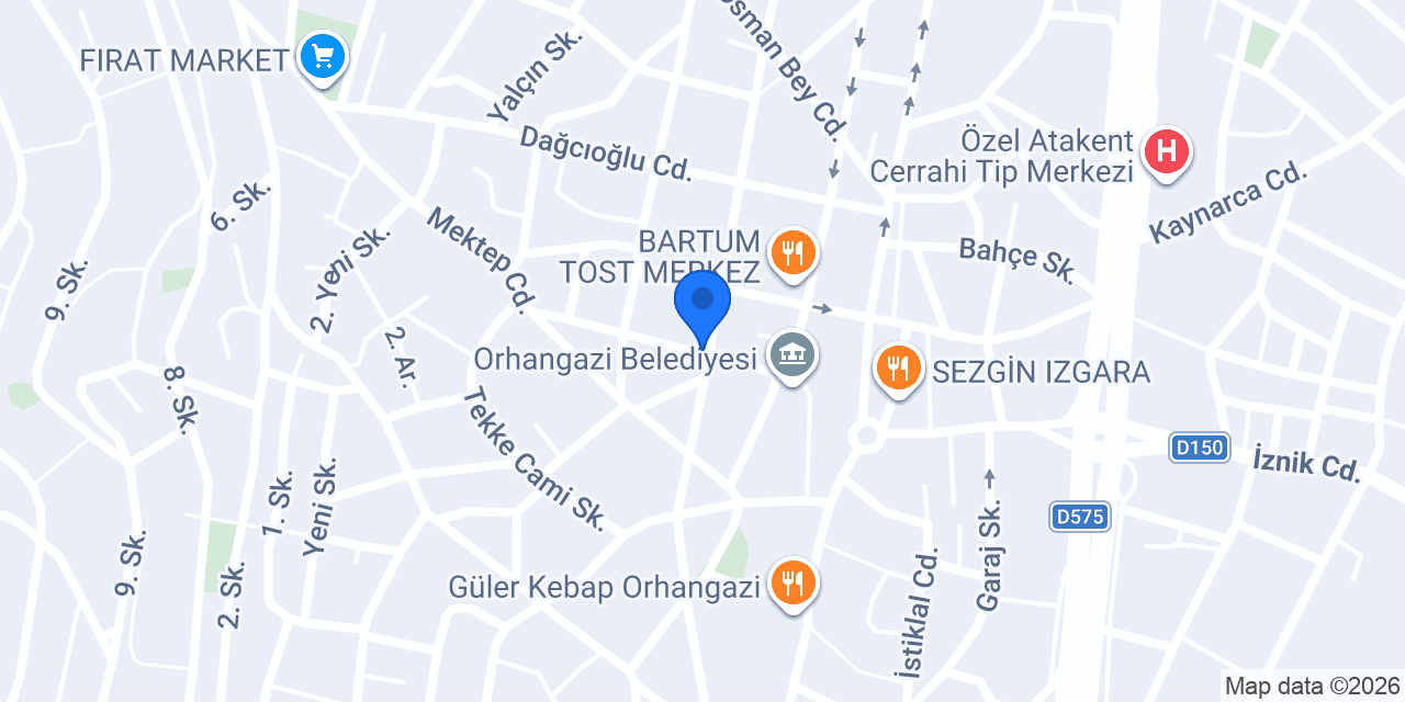 Taç İmza Perde konumu