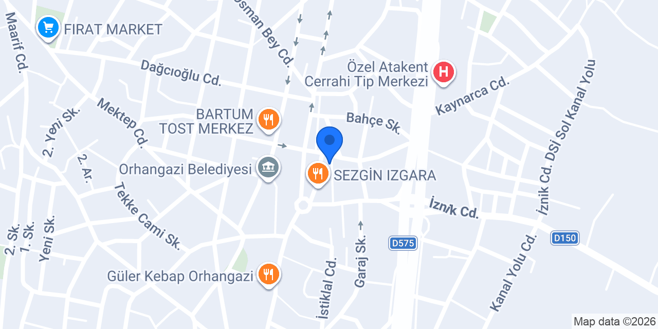 Bursa Başaran Turizm konumu