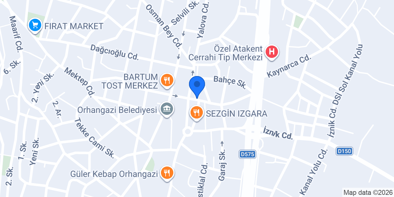 Sena Eczanesi konumu