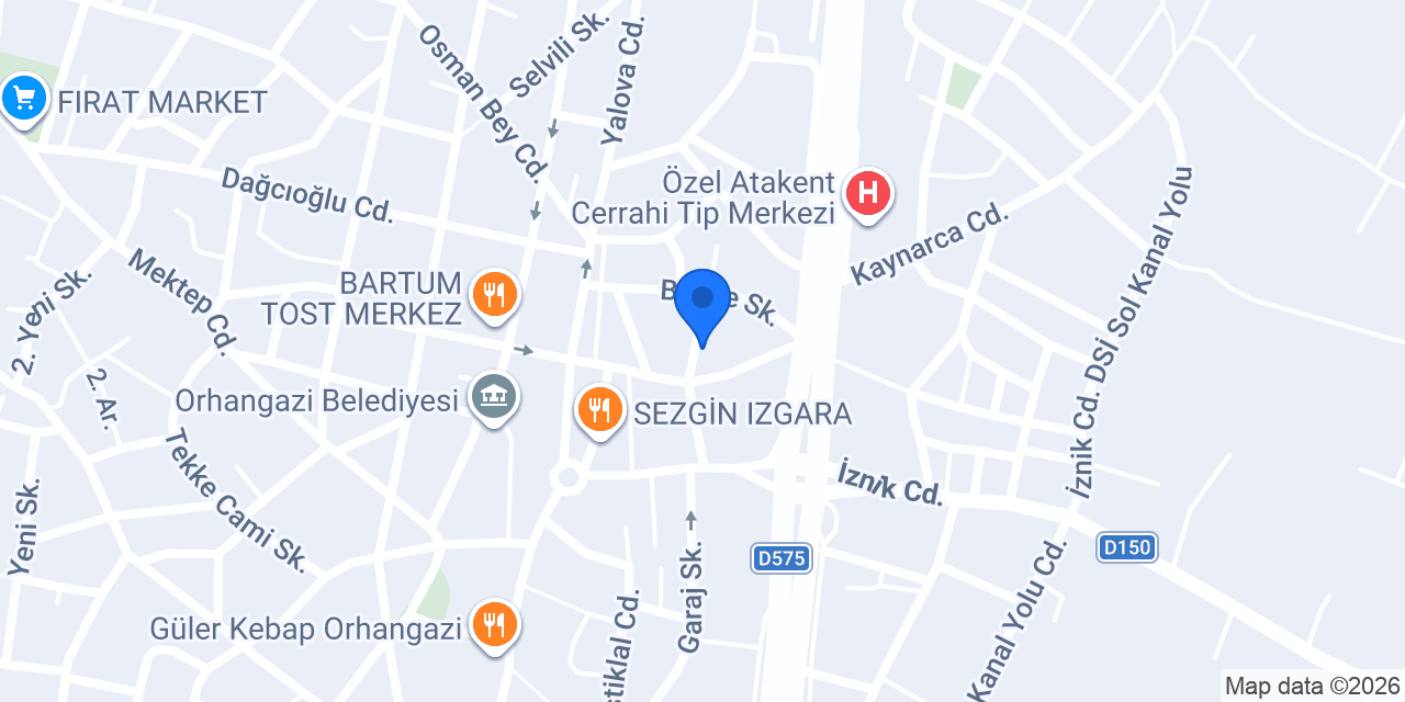 Bayraktar Tandır Evi konumu