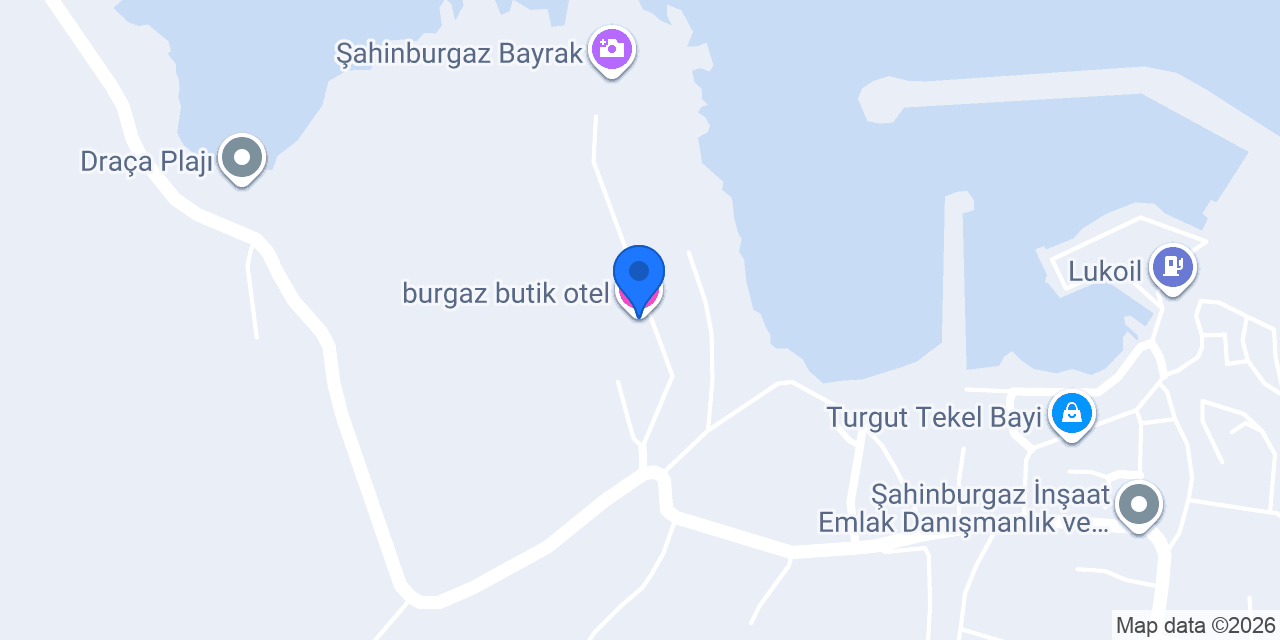 burgaz butik otel konumu