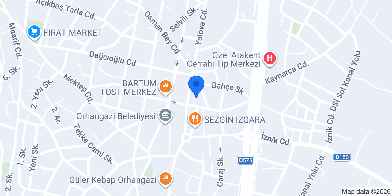 Pazarköy Döner konumu