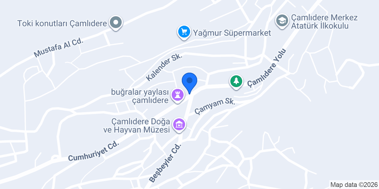 Çamlıdere İlçe Emniyet Müdürlüğü konumu